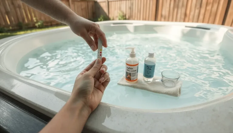 Comment baisser l’alcalinité d’un spa ? Le guide pas-à-pas pour corriger un TAC trop élevé