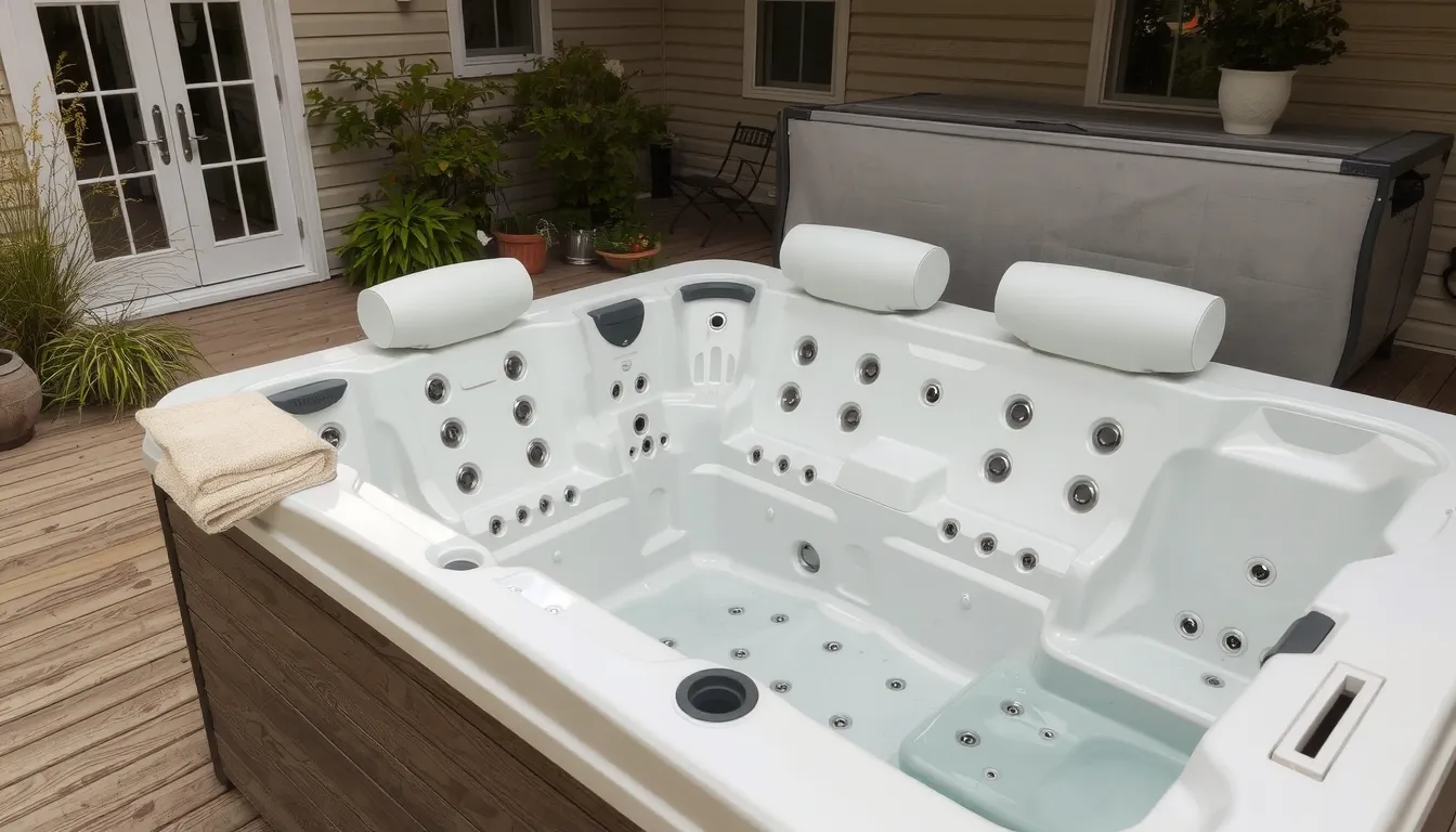 jacuzzi 5 places 2 allongées