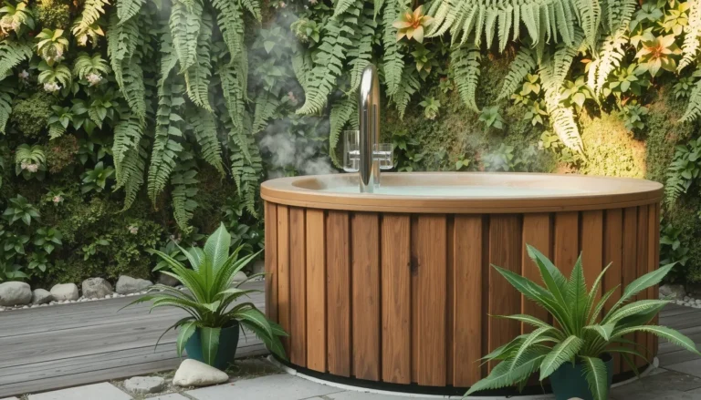 Mur végétal extérieur autour d’un spa : le guide pour créer votre havre de paix