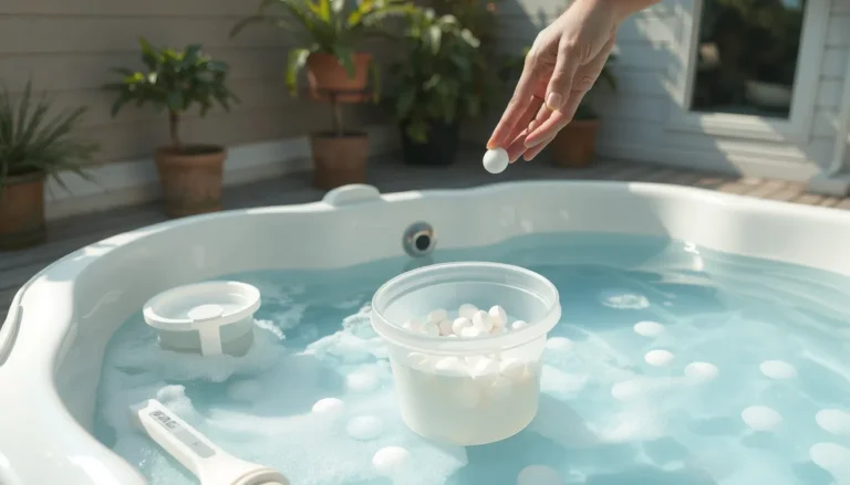 Combien de pastilles de chlore dans un spa ? Dosage, types et entretien