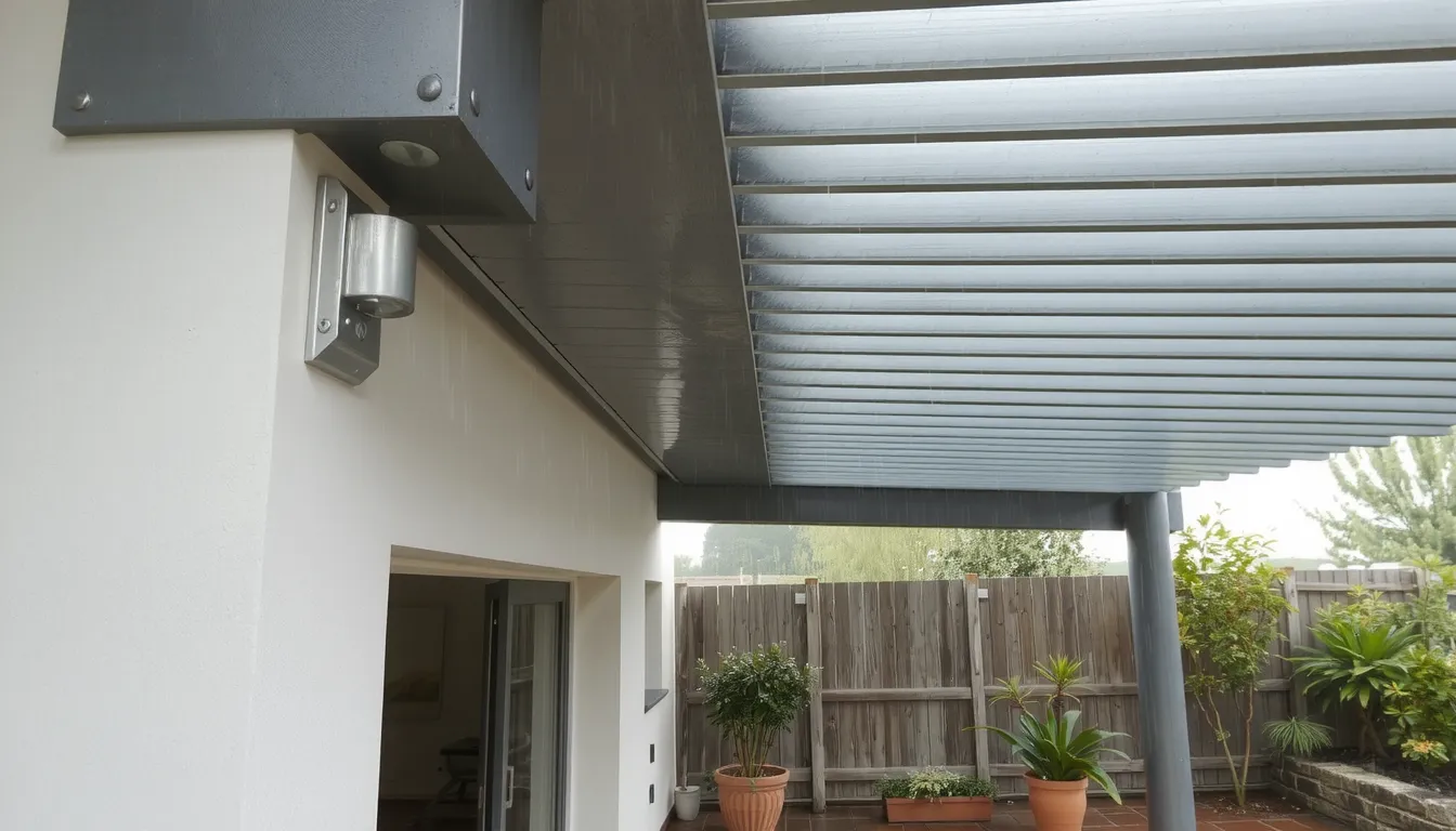 pergola étanche à la pluie