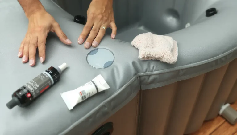 Comment réparer un spa gonflable ? Guide pas-à-pas fuite et trou
